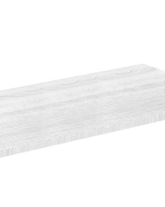 Mensolone dolomite in legno bianco 120x3,8x50 cm (