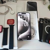 Apple iPhone 15 pro MAX 512 + accessori