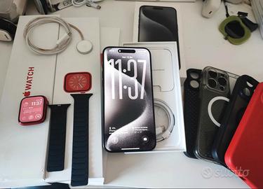 Apple iPhone 15 pro MAX 512 + accessori