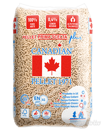 CANADIAN PELLET 1971 A1 in Abete -77 Sacchi da 15k
