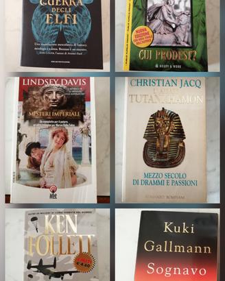 Lotto 6 libri Romanzi