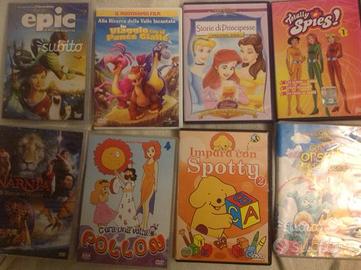 8 dvd per bambini
