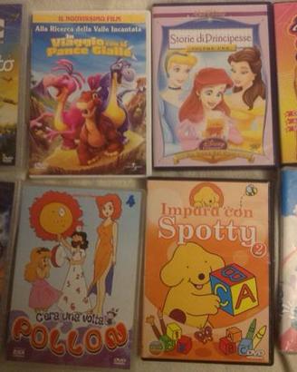 8 dvd per bambini