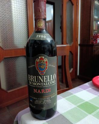 Brunello di Montalcino nardi 1980