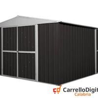 Box prefabbricato in acciaio 360x430cm nero