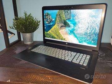 NOTEBOOK HP 17,3" i7 12GBram 128gb ssd 1,5tb hdd 
