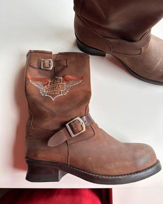 Mustang police stivali moto