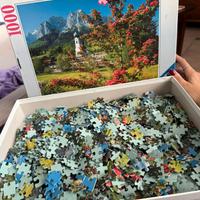 Puzzle Ravensburger 1000 paesaggio.