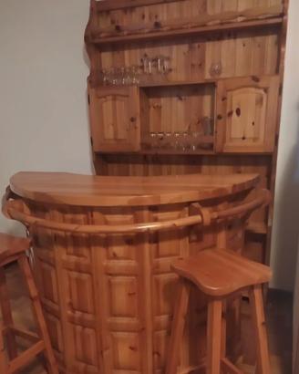 mobile bar rustico
