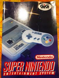 Catalogo gig super nintendo anni 90 nuovo