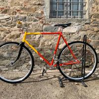 Bici uomo doppio pignone scatto fisso e normale