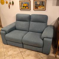 Divano biposto automatico reclinabile 