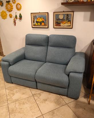 Divano biposto automatico reclinabile 