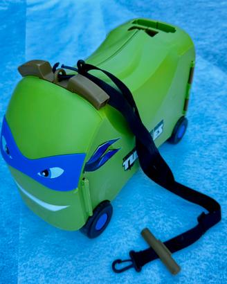 Trolley valigia bambini Leonardo tartaruga Ninja