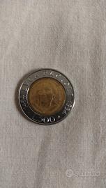 moneta da Lire 500 LUCA PACIOLI