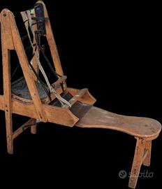 CARDATRICE ANTICA IN LEGNO