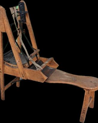 CARDATRICE ANTICA IN LEGNO