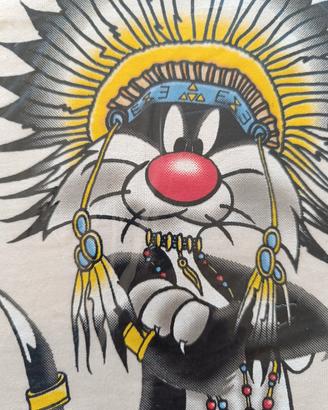 T-shirt vintage Looney Tunes '90.Nos sigillata