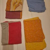 Lenzuola federe e tende in buone condizioni