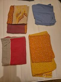 Lenzuola federe e tende in buone condizioni