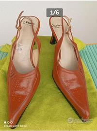 Sandali 100% Cuoio - 37 - Made in Italy - NUOVI