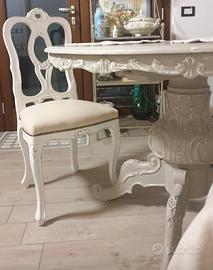 tavolo da cucina  rotondo allungabile 