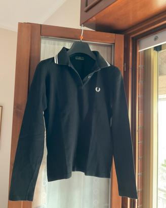 Polo a maniche lunghe Fred Perry bambina TG S