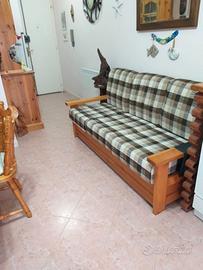 arredo completo in legno di pino massello