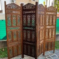 Paravento separè in legno