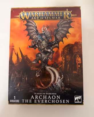 Modello di Archaon the everchosen warhammer aos