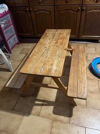 Tavolino pic-nic bambini