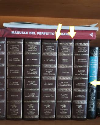 Collezione di nr.9 volumi Libri Selezione dal Read