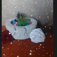 vaso in cemento da forare