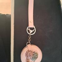 Specchietto da Borsa con Portachiavi e Laccetto