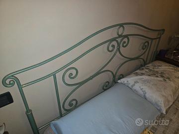 Letto matrimoniale in ferro battuto