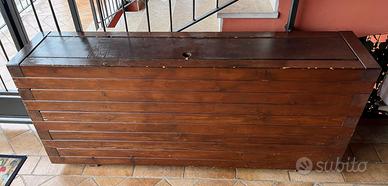 Stupende fioriere in legno massello