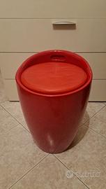 sgabello pouf contenitore