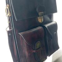 Borsa vintage in vera pelle Made in Italy – marron