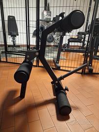 Bilanciere, rack e leg extension - leg curl 
