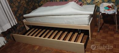 letto singolo più secondo letto sotto