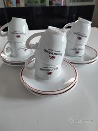 Set 6 tazzine da caffè con piattino Buonristoro 