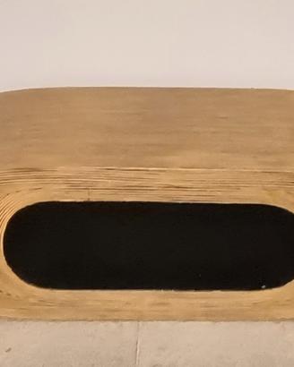 tavolino etnico in legno massiccio