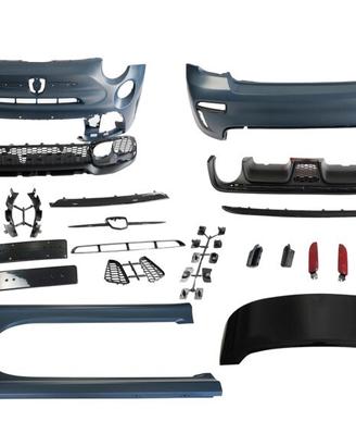 KIT COMPLETO PARAURTI ABARTH LOOK FIAT 500 07-24 A