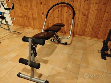 panca per addominali 