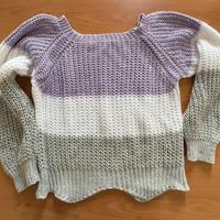 Pullover donna in cotone - S/XS - Tinte pastello