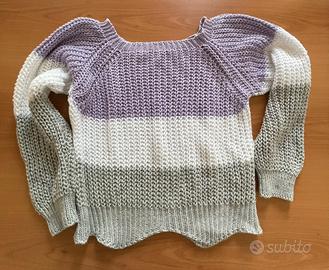 Pullover donna in cotone - S/XS - Tinte pastello