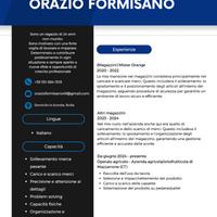 Ragazzo 25 anni vitto e alloggio