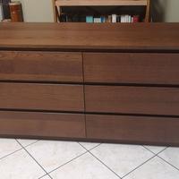 cassettiera 6 cassetti