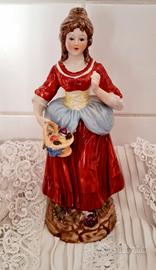 statuetta dama ottocentesca anni 50 Capodimonte