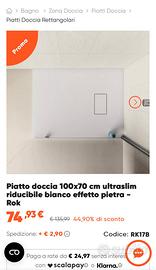 Piatto doccia 100*70